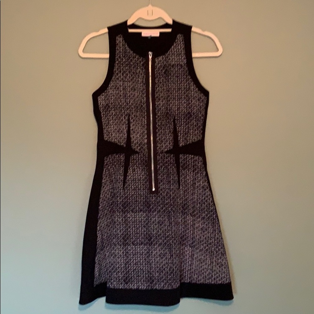 Rebecca Taylor size 0 black with pattern dress